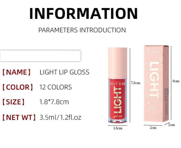 Nourishing Moisturizing Candy Mirror Pearlescent Lip Gloss